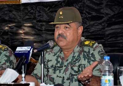 اللواء أركان حرب أحمد وصفي قائد الجيش الثاني بسيناء